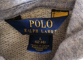 Bledomodrá mikinka Ralph Lauren č. 140-146 - 2