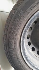 Plechové disky + Zimné pneu 165/70 R14 - 2