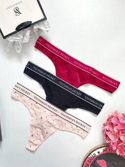 Victoria’s Secret PINK tanga nohavičky L - 2