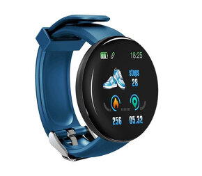 (IHNEĎ) Fitness Smart hodinky D18, modré - 2