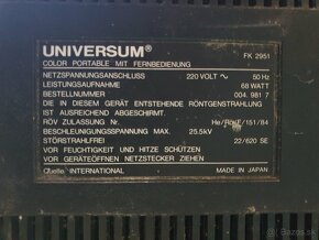 Predam UNIVERSUM Retro televizor - 2