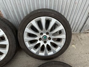 17" Elektrony SKODA 5x112 s letnymi pneu 225/45 R17 - 2