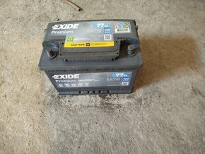 autobateria 77AH  EXIDE  premium - 2