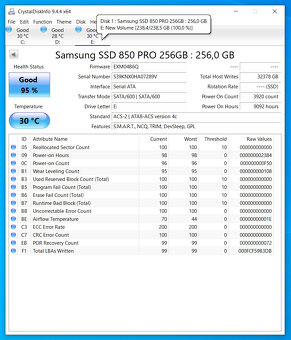 256GB Samsung 850 PRO SSD - 2