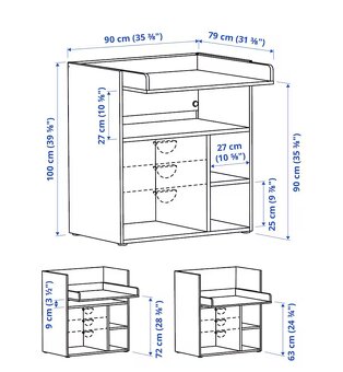 Prebalovaci pult IKEA - 2