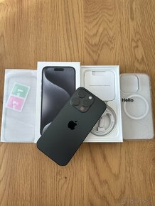 iPhone 15 Pro 128 gb Black Titanium v záruke - 2