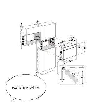 Vstavaná rúra a mikrovlnka - 2