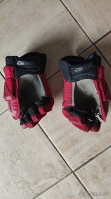 Zachovalé kvalitné  hokejové rukavice Nike Bauer, 11" - 2