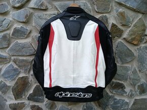 Kožená bunda na moto Alpinestars veľkosť č.56 XL - 2