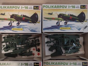 4x plastikový model I-16 Revell 1:72 - 2