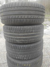 Hliníkové disky rozteč 5x100 letné pneumatiky 215/55 r16 - 2