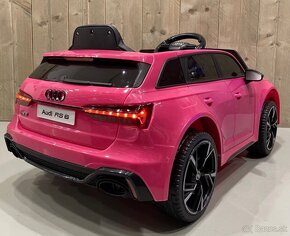 Detské elektrické autíčko RS6 pink - 2