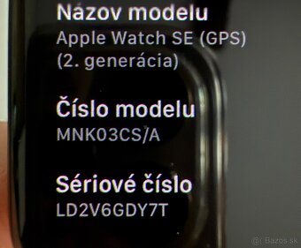 Apple Watch SE2. (2024) Záruka - 2