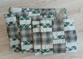 Patchwork: Deka na dokončenie + 4 obliečky  + kapsička - 2