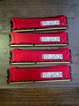 DDR3 Hyperx Savage  32GB / 4x8 / CL9 - 2