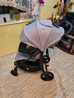 Športový kočík Kinderkraft Cruiser Grey - 2