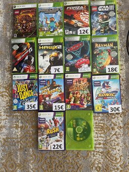 2x Xbox 360 + príslušenstvo a hry - 2