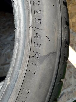 225/45 r17 letne pneumatiky dunlop - 2