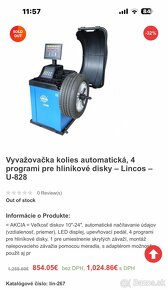 Vyvažovačka kolies LINCOST-U-828 - 2