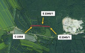 Jablonica – 2.596 m2 LESOV – NA PREDAJ - 2