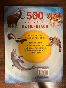 Kniha “500 senzácii o zvieratách” - 2