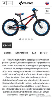 Cube Kid 160 detsky bicyklik - 2