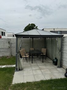 PERGOLA 3X3M so sieťkou proti komárom - 2