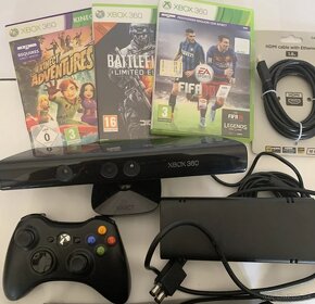 XBOX 360+kinect+hry 250GB - 2