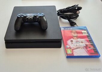 Ps4 slim 500gb + 1 ovládač + fifa 20 - 2