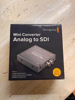 Mini prevodník Blackmagic Design - Analog to SDI - 2