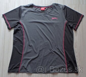 Šedé elastické tričko zn. Slazenger, v. XL/XXL - 2