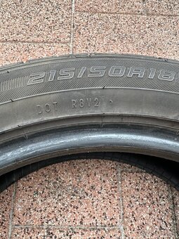 Predám letné pneu na T-Roc 215/50 R18 - 2