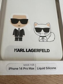 Silikónový obal Iphone 14 Pro Max Karl Lagerfeld - 2