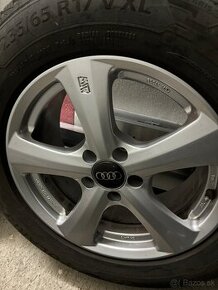 Predám kolesá Audi Q5 - 5x112 R17 so zimnými pneu 235/65/R17 - 2