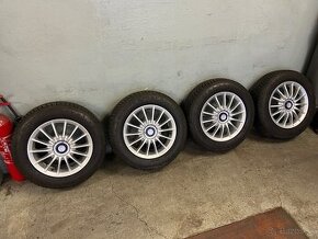 Mercedes zimné 195/65 r15, disky 15x6,5j, 5x112 - 2