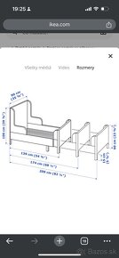 Detská rastúca posteľ IKEA - 2