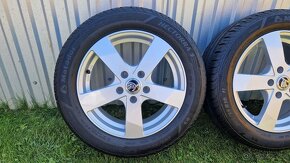 Letná alu sada Škoda Octavia 3, 5x112 R16 + pneu 205/55 R16 - 2