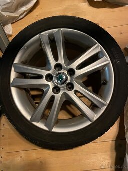 Pneumatiky na original skoda diskoch 205/45 r16 letne - 2