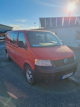 VW transporter T5 2,5tdi 4x4 dlhá verzia 6miest - 2