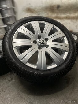 Zimná sada 5x112 R17 , 205/50/17 - Superb, Octavia, Golf - 2