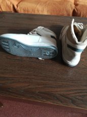 Športové botasky  bielo - šedé - 2