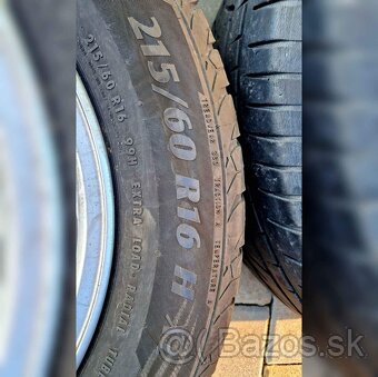 215/60 R16 letné Mitsubishi - 2