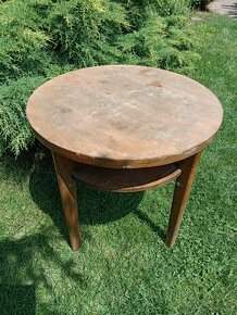 Starý stolík okrúhly - 2