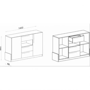 Skriňa a komoda - 2