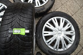 Plechové disky R16 a puklice a zimné gumy 205/55 R16 - 2