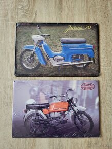 Retro plechové cedule JAWA - 2