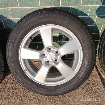 Alu kolesa 6.5x16 et39 + letné 205/60 R16 - 2