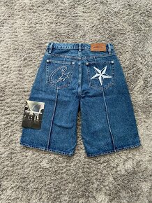 Corteiz C-Starz Denim Shorts - Blue - 2