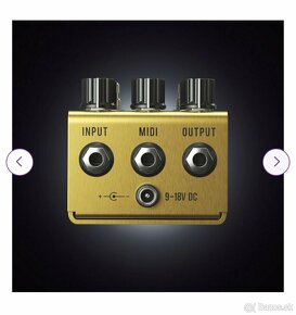 Jackson Audio Golden Boy Gitarový programovateľný overdrive - 2