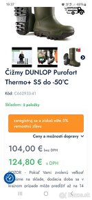 Dunlop čižmy Purofort Thermo+ - 2